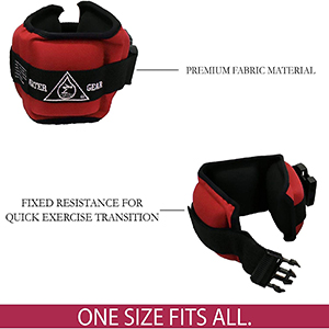 Water Gear Professional Aqua Cuffs - Aqu... 19 resistance band, ankle weights, leg weights, water weights for pool exercise set, exercise band