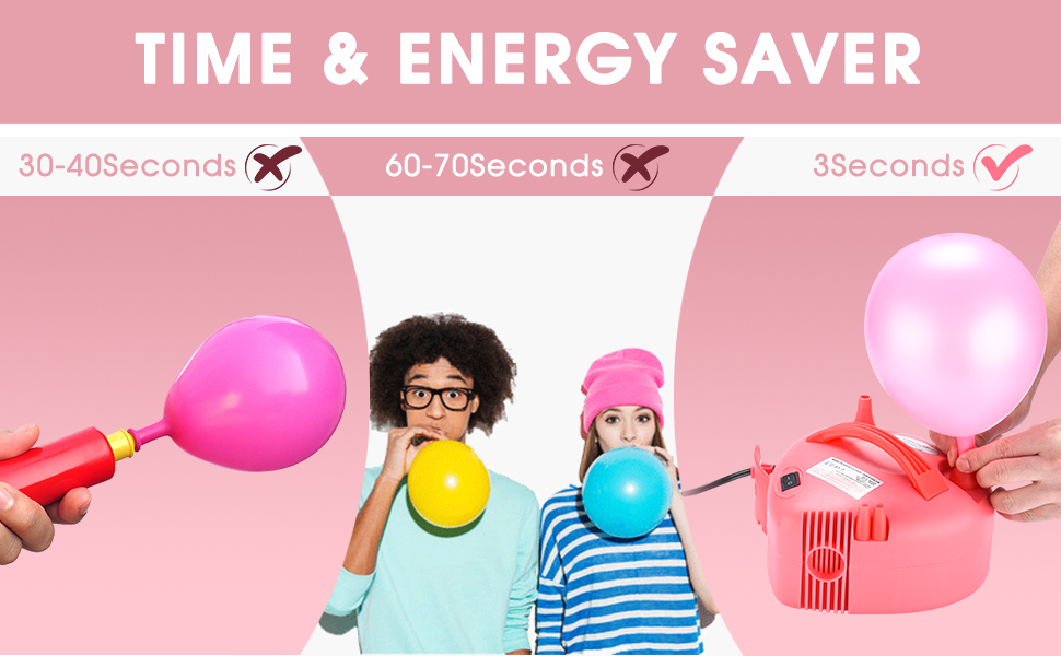 Electric Balloon Pump, NuLink Portable Dual Nozzle Electric