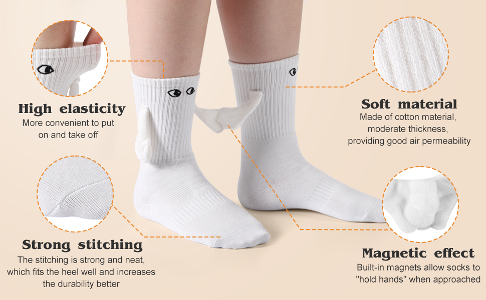 ZOPAC Holding Hands Socks Socks Couple Holding