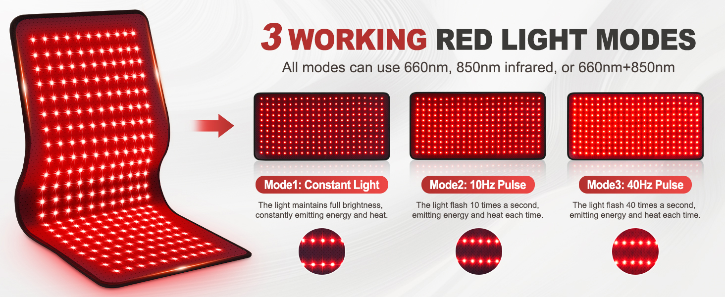 red light therapy for face and body