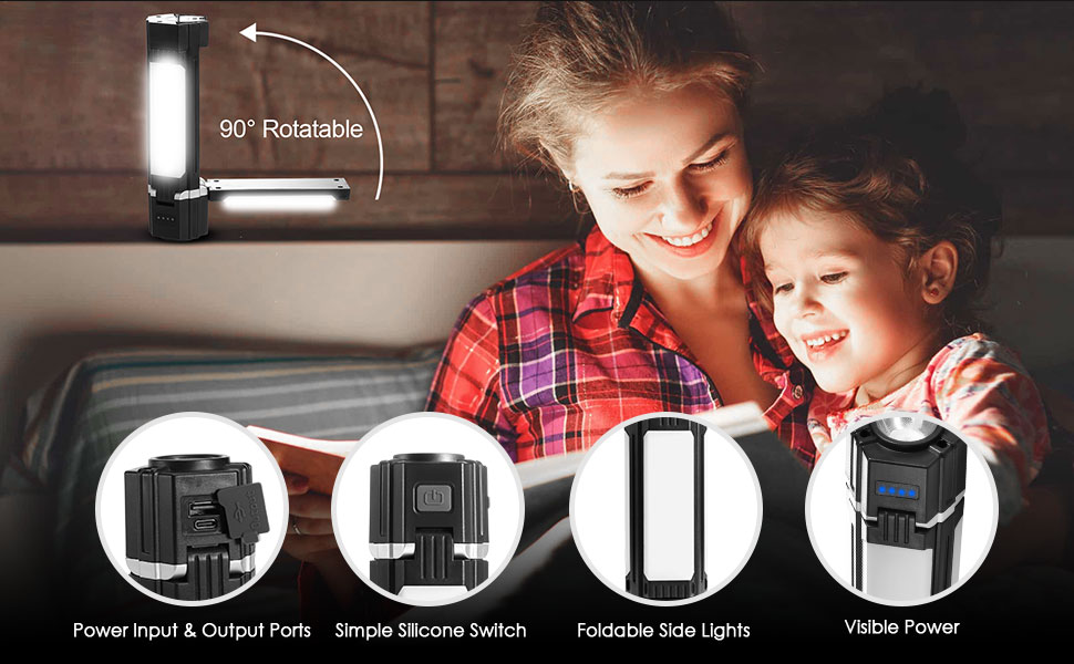 Camping Lantern Rechargeable Lights LED Electric Camping Lights Lamp