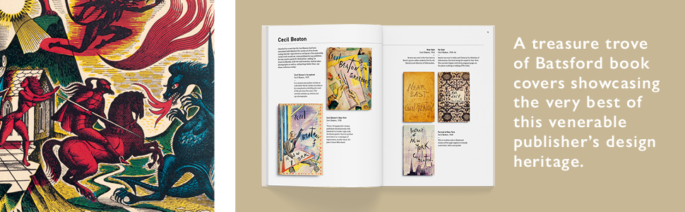 cover illustration with dragon, sample spread from book