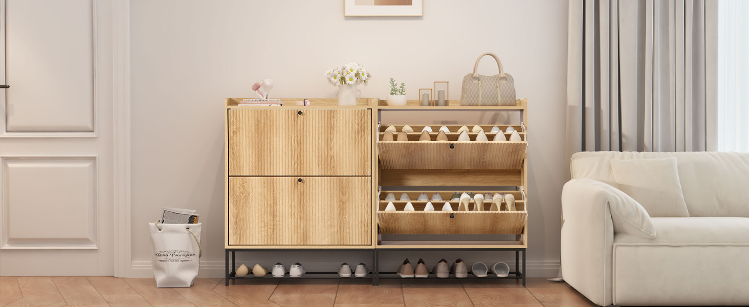 Slim shoes cabinet