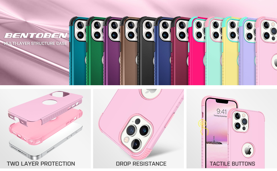 BENTOBEN Protective Phone Case for iPhone 13 Pro Max