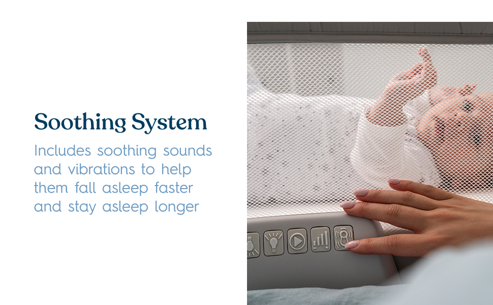 HALO BassiNest 3.0S, Baby with Soothing Center