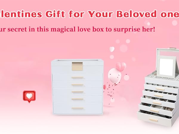 White Jewelry Box