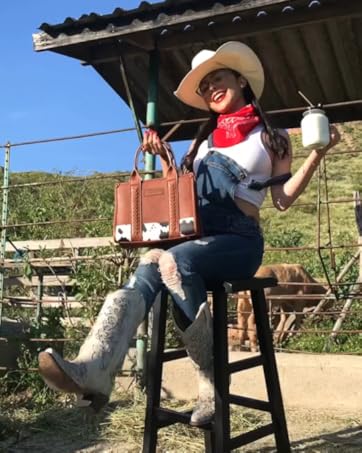 wrangler cow print purse medium handbag