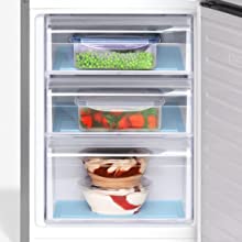 Frigider Amica, 170l, 123 cm, Clasa E,Alb, EDTS 372 900 9 Controlul înghețului