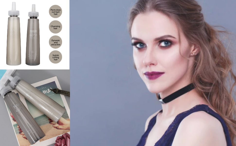 Perm Solution, Perm Lotion And Neutraliser Kit 2Pcs 120Ml Professional