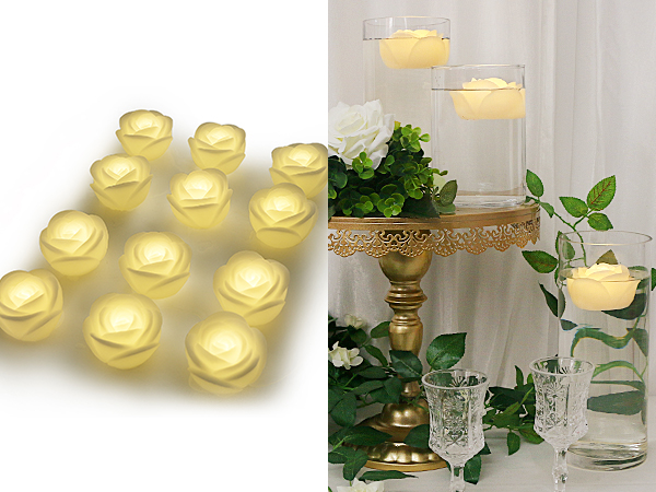 Amazon.com: LARDUX 3 Inch Led Floating Candles - 24 PCS