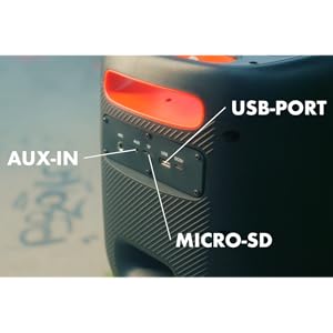 Bluetooth ses akışı, USB bağlantı noktası, mikro SD kart