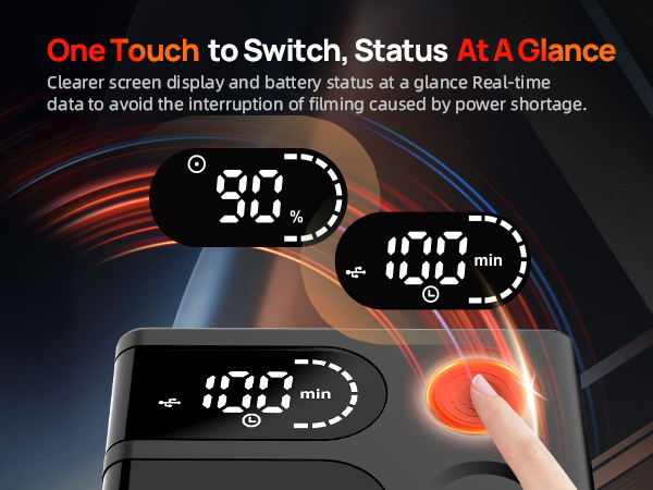 Amazon.com: V Mount Battery, Moman Power 99 Touch Mini V