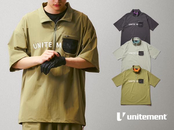 Amazon.co.jp: [UNITEMENT] ゴルフウェア ジッププルオーバー