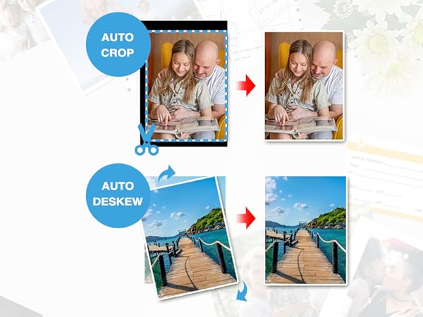 ePhoto auto crop & auto deskew