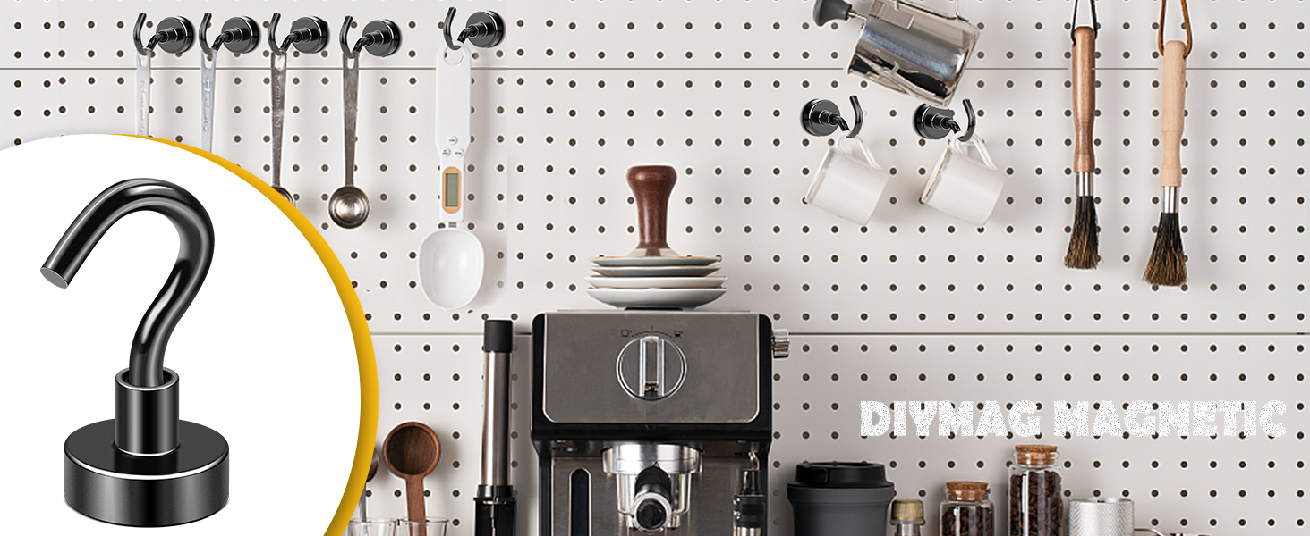 DIYMAG Hooks, 30lbs+ Heavy Duty Hooks