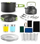 Camping Gear Must Haves, Camping Stove, Camping Cooking Set, Campfire Cooking Equipment, Camp Kit...