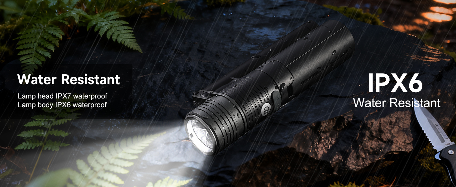 waterproof flashlight