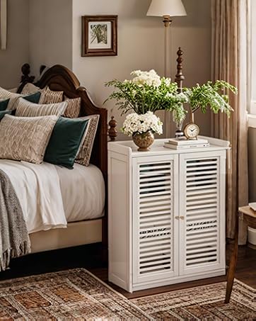 WiFi Router Cabinet with Adjustable Shelf