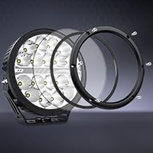 7 inch led light bar light pods for truck round led offroad lights