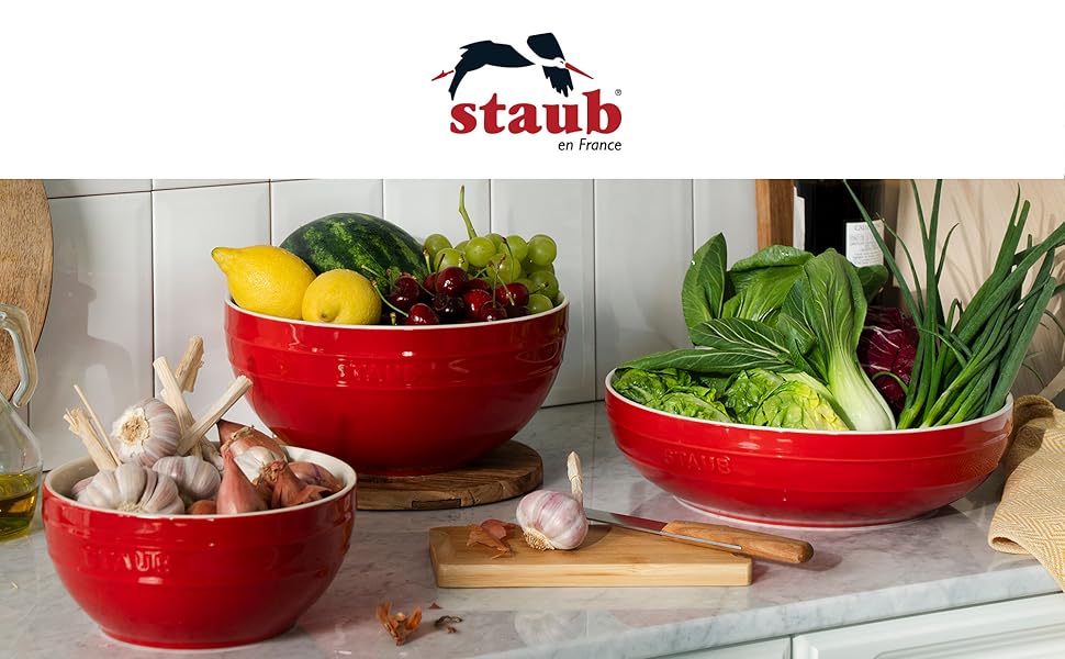STAUB CERAMIC BOWL 17cm 14cm 4個セット Amazon.com: STAUB Stoneware Ramekins Ceramic 2-pc Nested