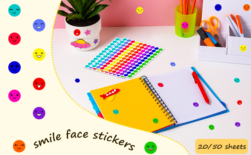 happy face stickers