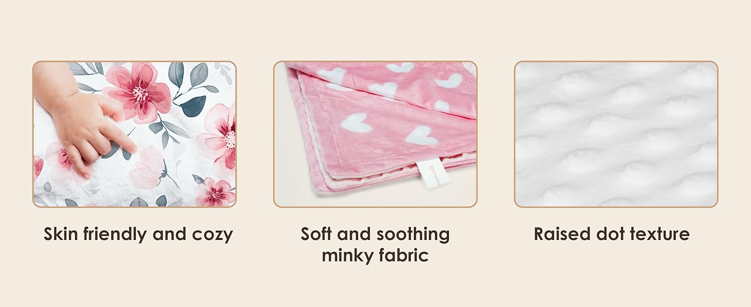 SANDJEST The CuddleDot Baby Blanket