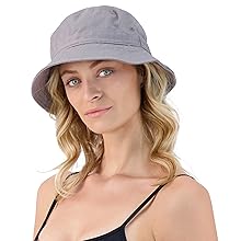 B094V2X6H4 FEICUI plain white bucket hat bucket hat mens bucket hat black men bucket hats for summer