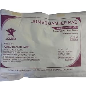 JOMED GAMJEE PAD SIZE : 15CMX30CM 1 PAD