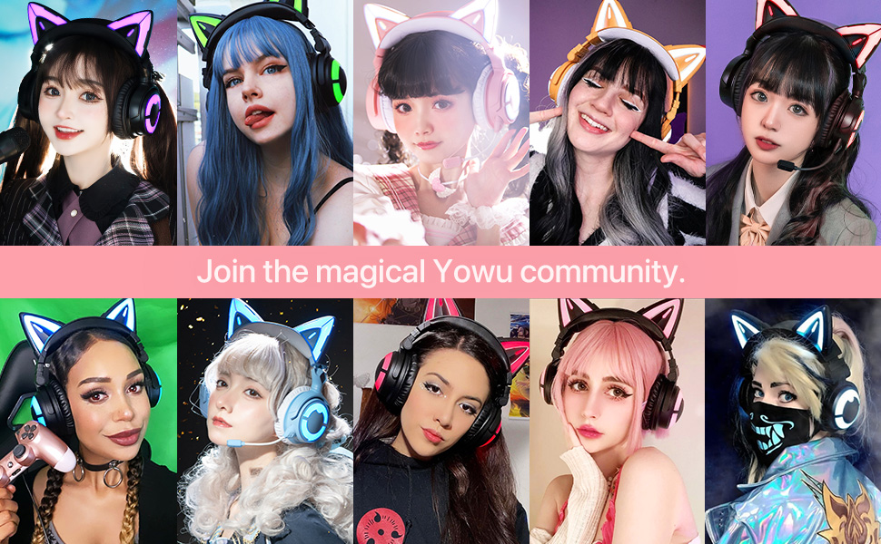 cat ear headphones