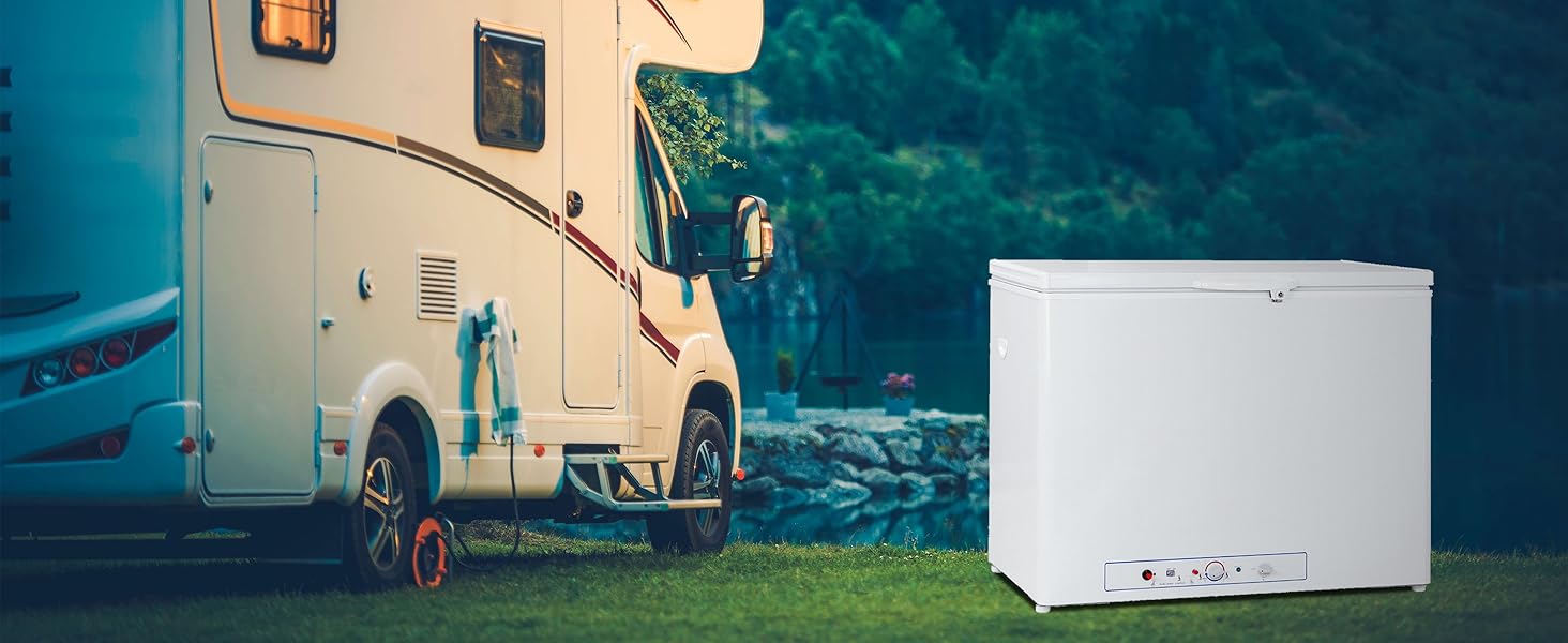 【Upgrade】 7.2 Cu.Ft. Propane Freezer Off Grid, LPG/110v 2