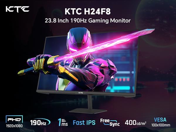 新品 KTC 23.8 インチ ゲーミングモニター 180Hz/FHD/1ms Amazon.co.jp: KTC 24 inch Monitor, Fast IPS 1080p 144Hz