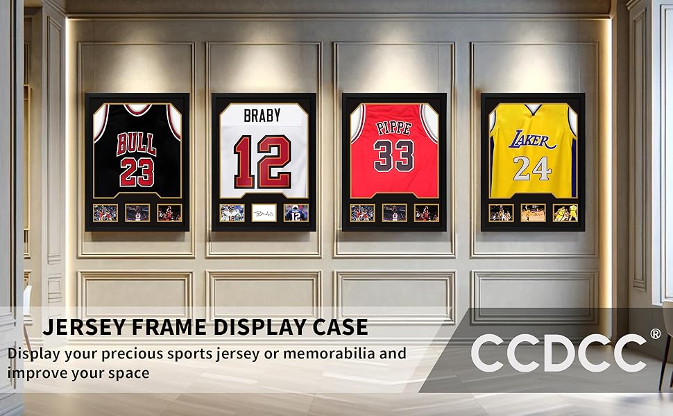 jersey frame display case