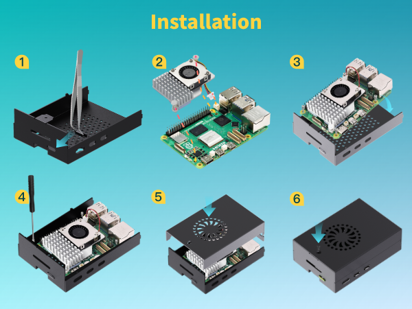 Amazon.com: iRasptek Starter Kit for Raspberry Pi 5 16GB RAM