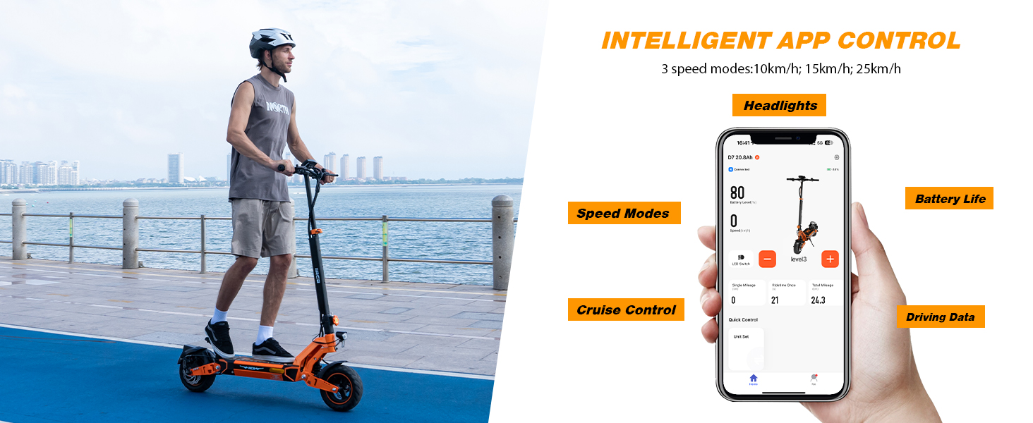 Trottinette électrique D7 PRO