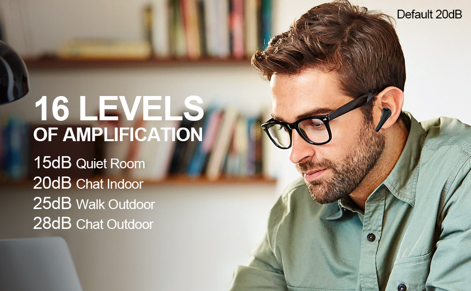 16 LEVELS OF AMPLIFICATION