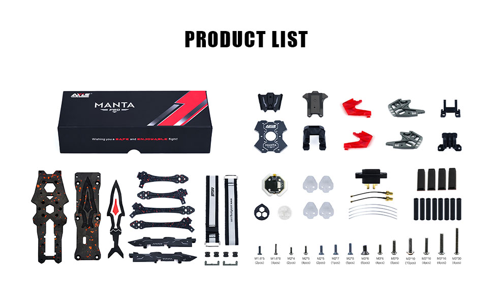 Manta 5 Pro 5inch FPV Drone Frame kit