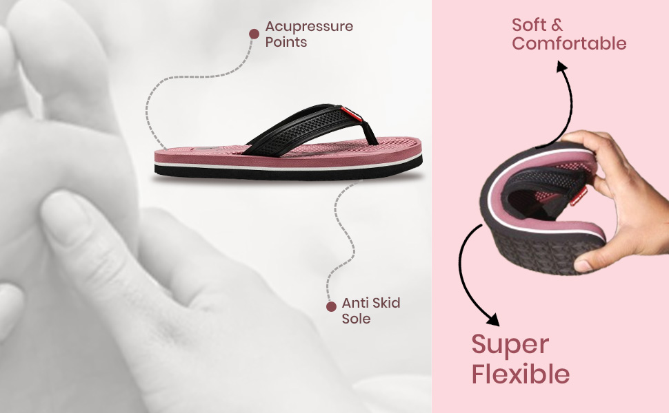 Acupressure orhopedic slipper for women