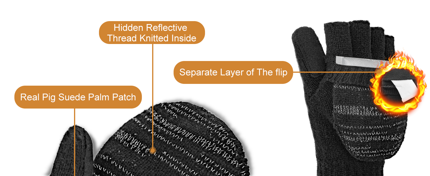 Flip Gloves Details
