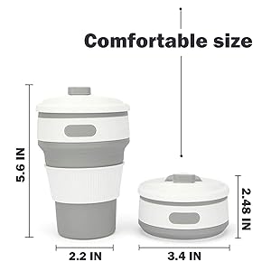 collapsible mug silicone collapsible cup collapsable bowl sets camping silicone cup collapsible