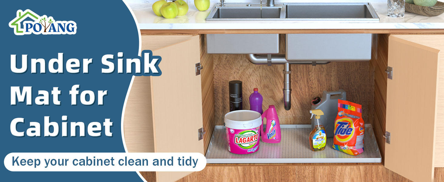 Under the Sink Mat Under Sink Mats for Kitchen Waterproof