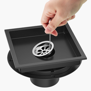 floor drain black 