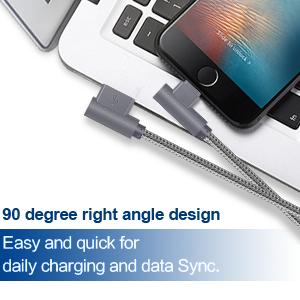 right angle lightning cord