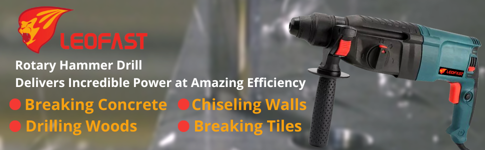 Leofast Professional Rotary Hammer Drill 2/26