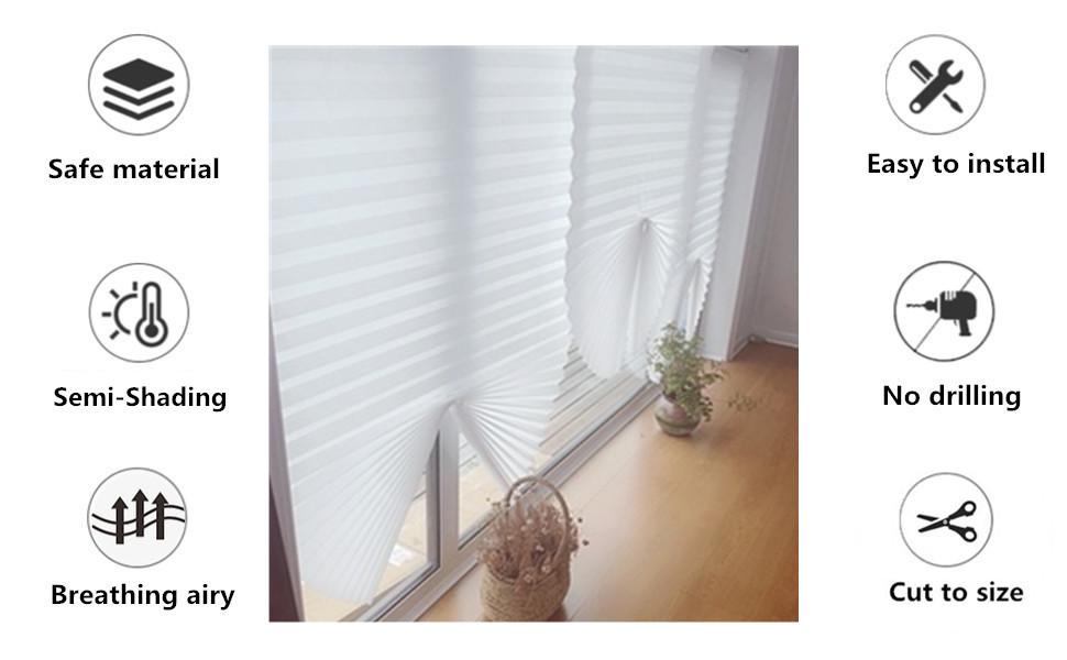 Temporary Blackout Blinds Nonwoven Selfadhesive No Drilling Stick On