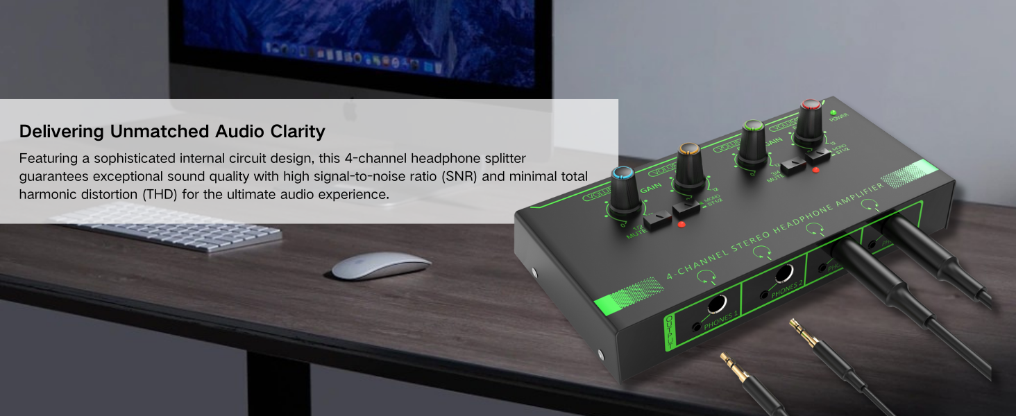MINI 4 Channel Audio Mixer