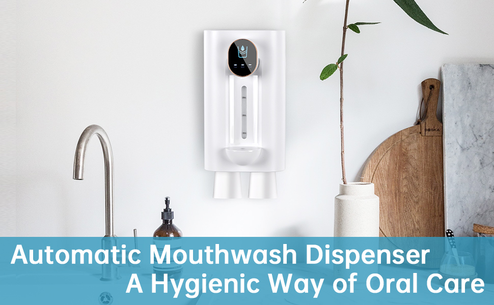Mouthwash Dispenser, Touchless Mouthwash Dispenser for