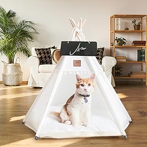 【追跡有、送料無料】Teepee ティーピー ペット ベットセット 小 41Vlco3Bv4L.jpg_BO30,255,255,