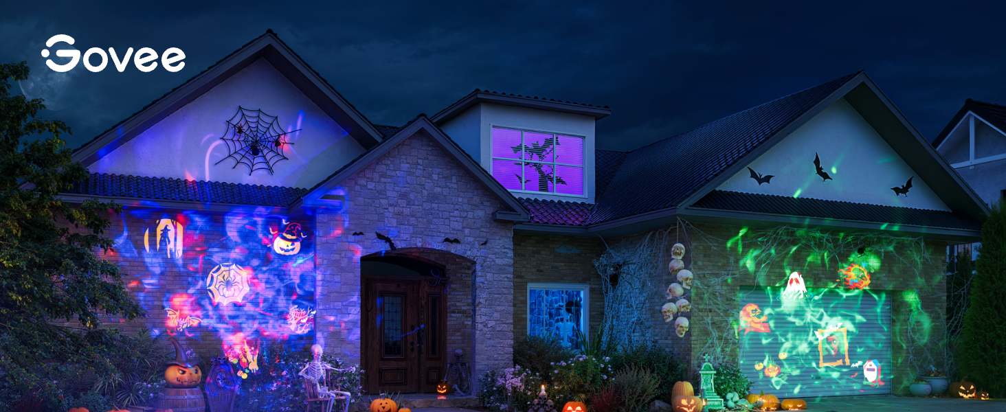 christmas halloween projector lights outdoor