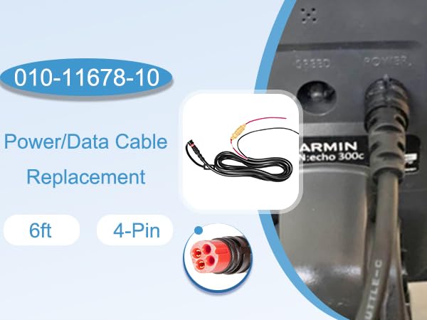 Amazon.com: 010-11678-10 Power Cable for Garmin Echo Fish