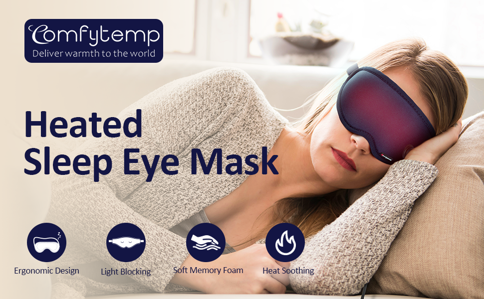 Comfytemp Heated Eye Mask for Dry Eyes, Moist Heat Eye Mask